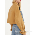 Women's Designer Two Color Jeans Jacket